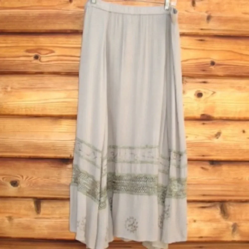 NWT Army Green Long Skirt